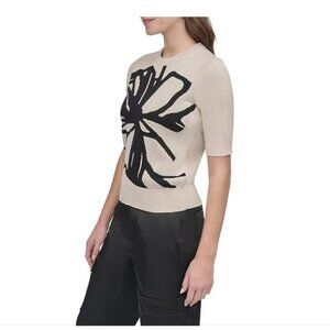 DKNY Graffiti Floral Sweater – Size S – NWOT – MSRP $79